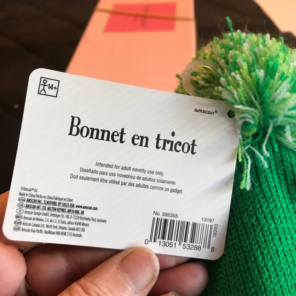 Bonnet en tricot hat
